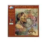 Sunsout Five Cent Piece Jigsaw Puzzle (1000-Piece)