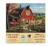 SUNSOUT INC - Country Charm - 1000 pc Jigsaw Puzzle by Artist: Iris Sage - Finished Size 20" x 27" - MPN# 32811