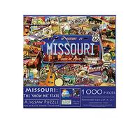 SunsOut Jigsaw Puzzle – Missouri: The Show Me State – 1000 pieces