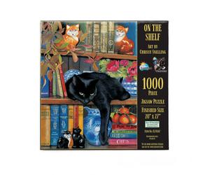 SUNSOUT INC - On The Shelf - 1000 pc Jigsaw Puzzle by Artist: Chrissie Snelling