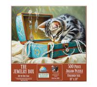 SUNSOUT INC - The Jewelry Box - 500 pc Jigsaw Puzzle by Artist: Iris Sage - Finished Size 20" x 27" - MPN# 28101
