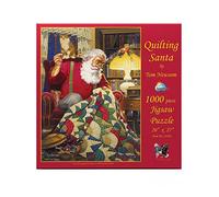 SunsOut Quilting Santa 1000pc