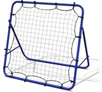 Sunsport Football Rebounder Net 100X100Cm Kids Training Steel Frame Adjustable Angles Ground Pegs Boys & Girls