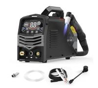 Sunstac 50A Plasma Cutter,High Frequency Cutting Machine with 110/220V Dual Voltage Large LCD Display IGBT Inverter 5/8 Inch Max Cut 2T/4T Mode