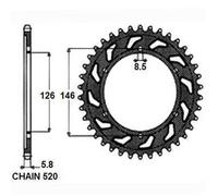 SUNSTAR 1-3577-48 Chain Sprocket