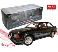 Sunstar 1:18 Scale Ford Escort RS Turbo Black 1984 Princess Diana's Car