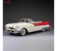 Sunstar 5058 Pontiac Star Chief Convertible 1955 Bolero Red 1:18 Diecast