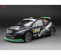 Sunstar 5441 Peugeot 207 S2000 #58 Craig Breen Monza Rally 2013 1:18
