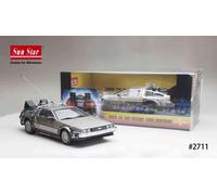 Sunstar Back To The Future De Lorean Die-Cast 1:18 Scale Model 2017 Nero