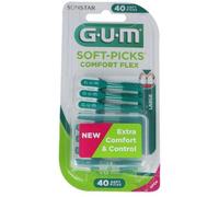 Sunstar Gum Intendental Toothpick Soft Picks Comfort Flex 40 units S
