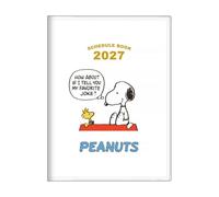 Sunstar Stationery S2959887 Snoopy Goods Character Notebook 2027 Monthly A6 White