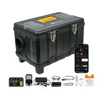 Sunster 12/24V&110-240V Portable Diesel Heater, 2025 upgrade 8KW Toolbox Diesel Heater with Bluetooth APP, LCD Monitor, Ventilation Mode for Campervan Car Trucks Bus RV Trailer