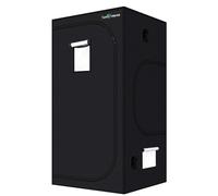 SunStream Hydroponic Grow Tent 32"x32"x64"(80x80x160cm) for Indoor Seedling Plant Growing, Water-Resistant LightProof 2.6x2.6 FT 600D Oxford Mylar Grow Tents