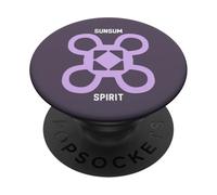 Sunsum Spirit or Soul Gyaman Adinkra PopSockets Adhesive PopGrip