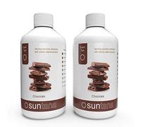 Suntana Chocolate Fragranced Spray Tan Solution (Dark Tan 12%) - 500ml (2 x 250ml)