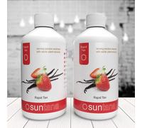 Suntana Strawberry & Vanilla Fragranced Rapid Fast Spray Tan Solution - 500ml (2 x 250ml)