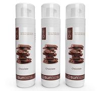 Suntana Spray Tan Chocolate Fragranced 'Dark' Self Tanning Mousse - 3pk