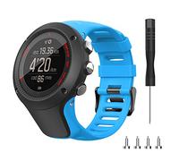 Sunter Compatible with Suunto Ambit 3 Watch Band,Soft TPU Replacement Sport Strap Accessory Wristband for Suunto Ambit 3 Peak, 3 Sport, 3 Run, 2R, 2S, 2，1