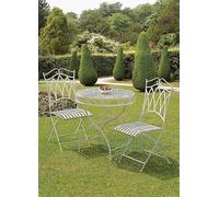 Suntime Gloucester White Cast Iron Bistro Set White