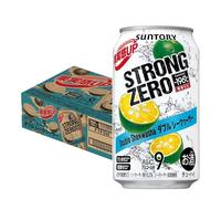 Suntory -196℃ Strong Zero Sugar Free Sparkling Shōchū Highball (Chūhai) Vodka Spritzer Cocktail 350ml 9% Alc./Vol - Double Citrus Depressa (24 Cans)