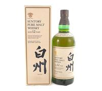 Suntory Hakushu Pure 12 Year Old Malt Whisky 1990's bottling (Original box)