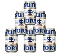 Suntory Nama Japanese Beer 350ml - 5% Alc./Vol | Alcoholic Beverage | Japanese Popular Beer (Pack of 6)