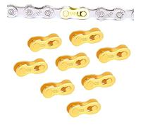 SUNTRADE 8 Pairs Bicycle Missing Link, 6/7/8/9/10/11/12 Speed Bike Chain Connector Lock Set, MTB Road Bicycle Connector for Quick Master Link Joint Chain pin (12 Speed)