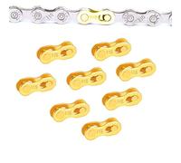 SUNTRADE 8 Pairs Bicycle Missing Link, 6/7/8/9/10/11/12 Speed Bike Chain Connector Lock Set, MTB Road Bicycle Connector for Quick Master Link Joint Chain pin (11 Speed)