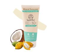 Suntribe Natural Mineral Sunscreen SPF 30/100 ml, Tinted, Organic - 100% Natural & Reef Safe, Non-Nano Zinc Oxide, Water Resistant - Winner Beauty Shortlist Awards 2022