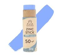 Suntribe Natural Mineral Zinc Sun Stick SPF 30-30 g, Ocean Blue, Organic - 100% Natural, Reef Safe, Mineral UV-Filter - Very Water Resistant, Zero Waste - Winner Beauty Shortlist Awards 2022