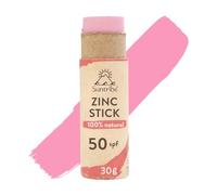 Suntribe Natural Mineral Zinc Sun Stick SPF 30-30 g, Retro Red, Organic - 100% Natural, Reef Safe, Mineral UV-Filter - Very Water Resistant, Zero Waste - Winner Beauty Shortlist Awards 2022