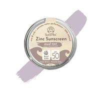 Suntribe Natural Mineral Zinc Sunscreen Face & Sport SPF 30-45 g, Mud Tint, Organic - 100% Natural, Reef Safe - Surf & Sport Zinc Paste - Mineral UV-Filter - Very Water Resistant, Zero Waste