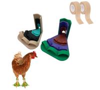 SUNUCO 6 sizes Chicken Splint for chickens at different stages of growth Poultry Leg Support Splint for chicken foot fractures, curled toes, osteoarthritis and the treatment of plantar warts.