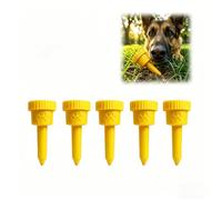 SUNUCO Dog Scent Training Tees 5-Pack | Professional Red Detection Training Tool Kit | Enhance Canine Scent Detection & Strengthen Bond | Dog Scent Training Kit for All Dogs (Yellow)