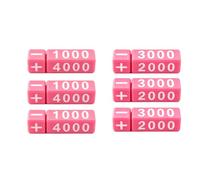 SUNUCO Rotatable TCG Power Counter Dice for Trading Card Games，Pink | Adjustable Status Markers Compatible with Magic MTG & OPTCG | High Contrast Damage Trackers Card Game Accessories
