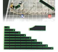 SUNUCO War Games Measuring Ruler for Warhammer, Objective Point Markers 10pcs Set, for Wargaming Measuring Sticks tools，Accessories for tabletop war games