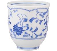 Sunupii 630132 Indigo Arabesque Porcelain Teacup, Comes in a Presentation Box