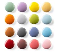 SUNURS 16/9-Piece Cute Colorful Fridge Magnets - Glossy & Matte Finish Refrigerator Magnets for Whiteboard, Locker, Kitchen, Office - Strong Decorative Magnetic Stickers (16 Colors, Multi-Pack)