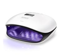 SUNUV LED Nail Lamp, SUN4 48W Professional Nail Lampe UV Nail Dryer for Gel Polish Builder with Sensor 4 Timer LCD Display and Double-Speed