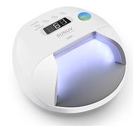 SUNUV UV Led Nail Lamp UV Light for Gel Nails with Double Power Design,4 Timer Setting, LCD Display,Painless Curing,Over-Temperature Protection SUN7