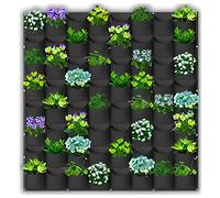SunVara Vertical Wall Planter: 64 Pockets Living Wall Garden