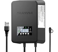 SUNVIE 200W Landscape Lighting Transformer Outdoor Low Voltage Landscape Transformer with Timer and Photocell Sensor Waterproof 120V to 12V/14VAC Low Voltage Transformer for Landscape Garden Lights