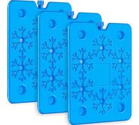 sunVigorous Set of 5 XXL Ice Packs for Cool Box (800 ml), Ultra Flat 1.5 cm & Leak-Proof, Reusable Cooling Elements for Camping, Picnic, Fishing, Long-Lasting Cold, BPA-Free (5)