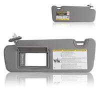 Sunvisor Extension Visors Car Sun Visor For Toyota For Highlander 2014-2019 With Makeup Mirror Left Driver/Right Passenger Side Beige 74320-0E074-A0 Blocker(Gray 1 Pair)
