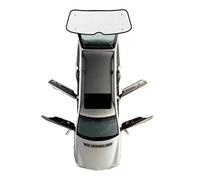 Sunvisor Extension Visors Full Cover Visor For Nissan NV200 M20 For Evalia Vanette 2010-2016 2011 2012 Sun Coverage Windshield Window Sunshade Blocker(Rear Windshield)