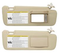 Sunvisor Extension Visors Sun Visor For Toyota For Highlander 2014-2019 Sunvisor 74320-0E074-A0 74310-0E074-A0 Car Sunshade Left & Right Blocker(Beige 1 Pair)