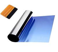 Sunvisor Film Strip for Attachment to Windscreen Gradual Color Transparent Smoked Effect of Tint without Reflections Non-metallic. Indoor application at the top for shading and filtration
