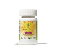 SunVit-D3 Vegan Vitamin D3 1000 IU Tablets, Plant-Based Lichen Cholecalciferol for Strong Bones, Teeth, Muscle and Immune Support, One a Day, Made in the UK, 60 Vegan Tablets (2 Month Supply)