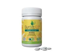 SunVit-D3 Vegan Vitamin D3 800 IU Tablets, Plant-Based Lichen Cholecalciferol for Strong Bones, Teeth, Muscle and Immune Support, One a Day, Made in the UK, 30 Vegan Tablets (1 Month Supply)