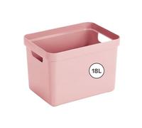 SUNWARE perfectly organised Sigma home storage box 18L pink